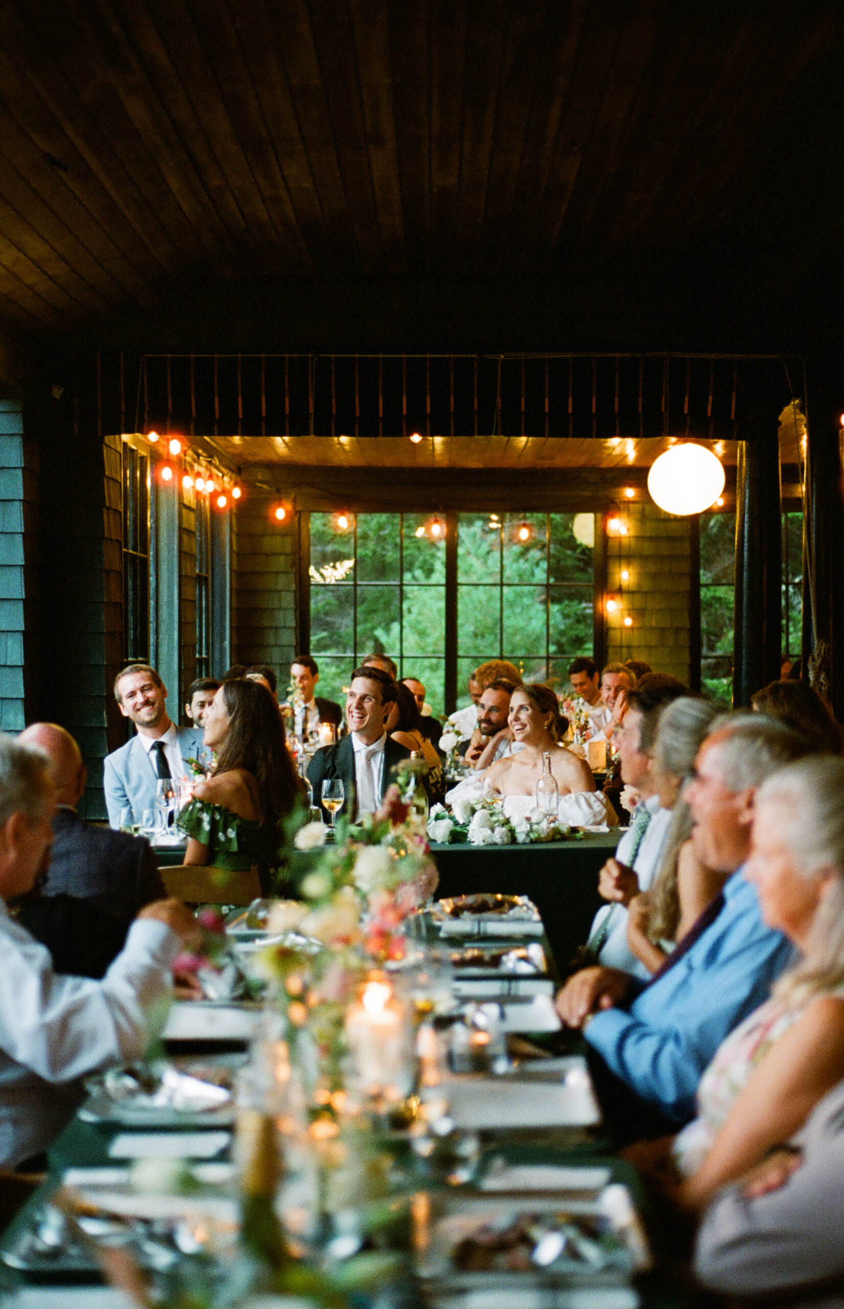 Mount Desert Island Maine Wedding Dinner Time taken by Parkers Pictures